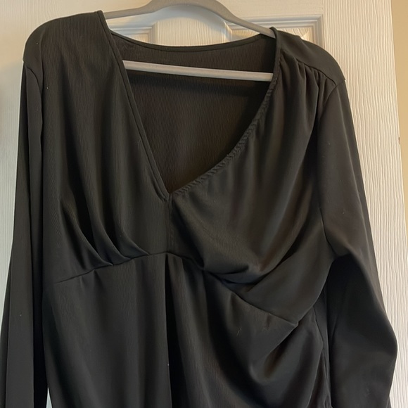 NWOT Cider Black Long Sleeve Bodysuit - Picture 2 of 8